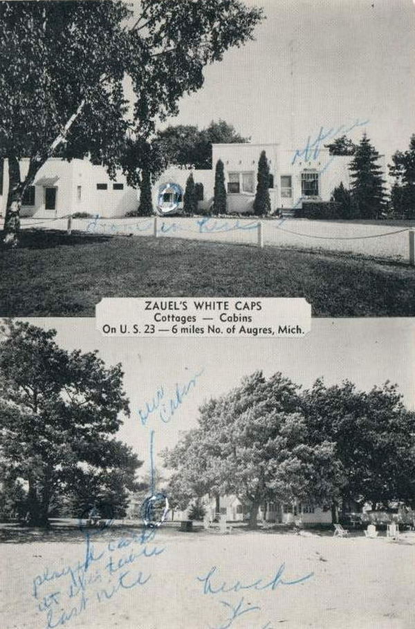 Zauels White Caps Cottages and Cabins - Old Postcard (newer photo)
